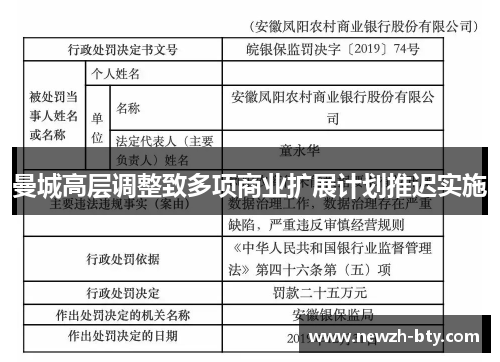 曼城高层调整致多项商业扩展计划推迟实施 曼城高层调整致多项商业扩展计划推迟实施